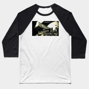 El Molino Belvidere, Pasadena, California by Mistah Wilson Baseball T-Shirt